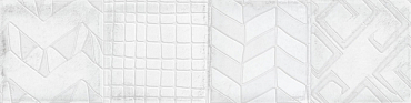 Настенная плитка Cifre Ceramica Alchimia Decor White 7.5x30